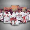 Boston Red Sox 8 - Sport 5 Panel Canvas Art Wall Decor