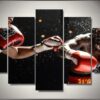 Boxing Match Sports - Sport 5 Panel Canvas Art Wall Decor