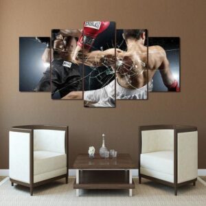 Boxing - Sport 5 Panel Canvas Art Wall Decor