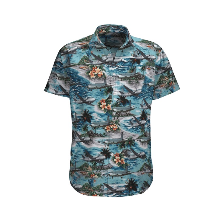 Bréguet 1150 Atlantic French Navy Hawaiian Shirt Bréguet 1150 Atlantic French Navy Hawaiian Shirt