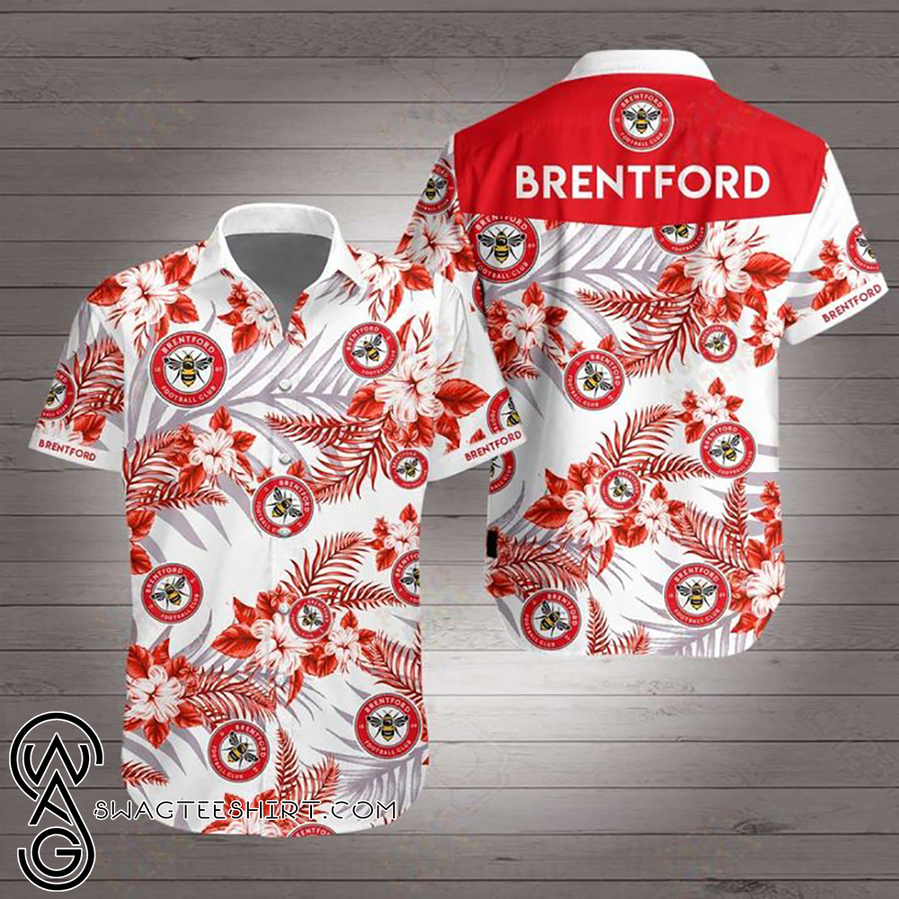 Brentford Football Club Hawaiian Shirt Brentford Football Club Hawaiian Shirt