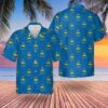 Bristish Army Blue King’S Own Royal Border Regiment Hawaiian Shirt
