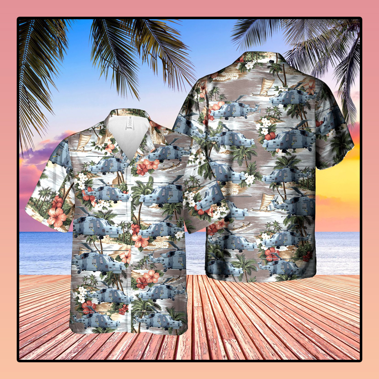 British Army Agustawestland Aw159 Wildcat Hawaiian Shirt British Army Agustawestland Aw159 Wildcat Hawaiian Shirt