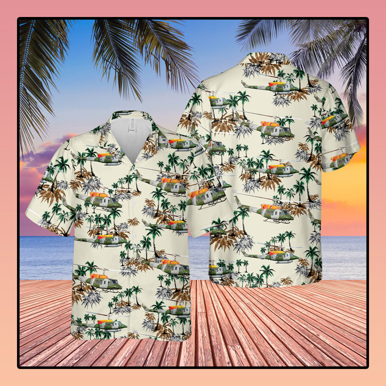 British Army Bell 212 Helicoter Hawaiian Shirt British Army Bell 212 Helicoter Hawaiian Shirt