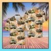 British Army Bulldog Fv430 Compat Vehicle Hawaiian Shirt