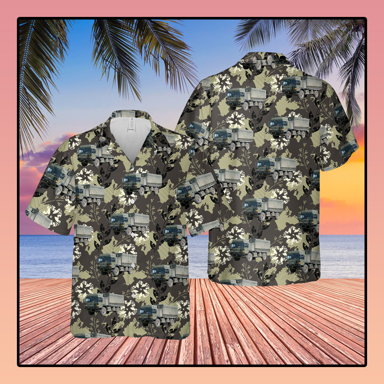 British Army Man Sv Support Vehicle Hawaiian Shirt British Army Man Sv Support Vehicle Hawaiian Shirt