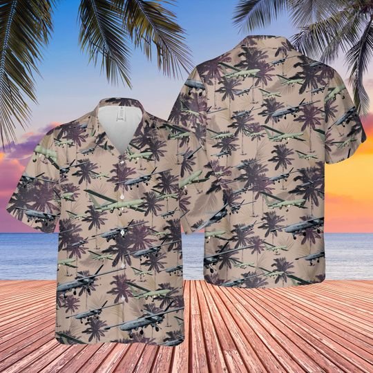 British Army Thales Watchkeeper Wk450 Hawaiian Shirt British Army Thales Watchkeeper Wk450 Hawaiian Shirt