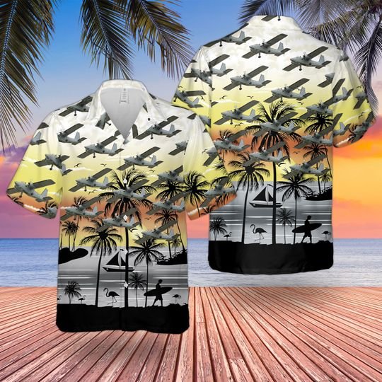 Britten Norman Bn-2T Islander Hawaiian Shirt Britten Norman Bn-2T Islander Hawaiian Shirt