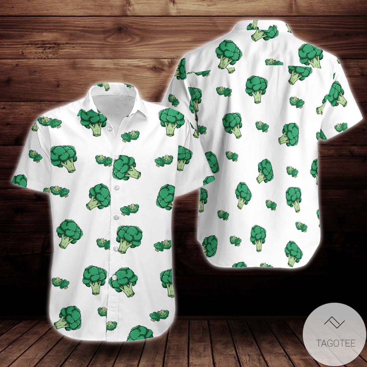 Broccoli Pattern Print Design Flower Hawaiian Shirt Broccoli Pattern Print Design Flower Hawaiian Shirt