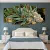Buds Weed 01 - Nature 5 Panel Canvas Art Wall Decor