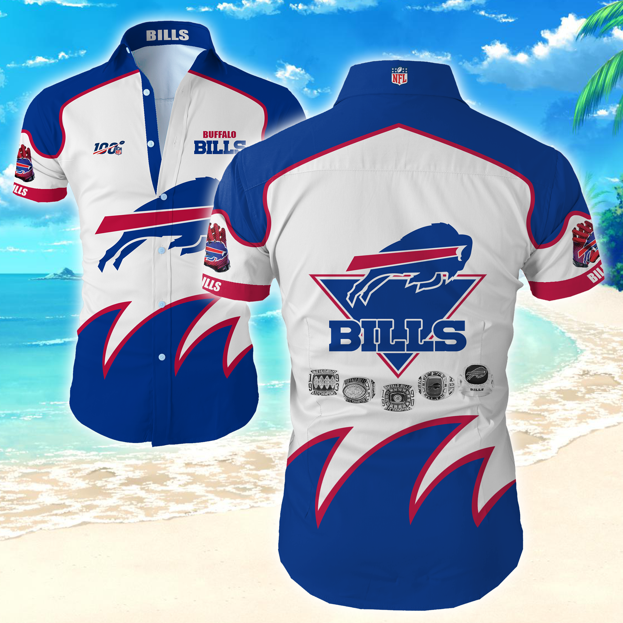 Buffalo Bills Hawaiian Shirt Summer Button Up Buffalo Bills Hawaiian Shirt Summer Button Up