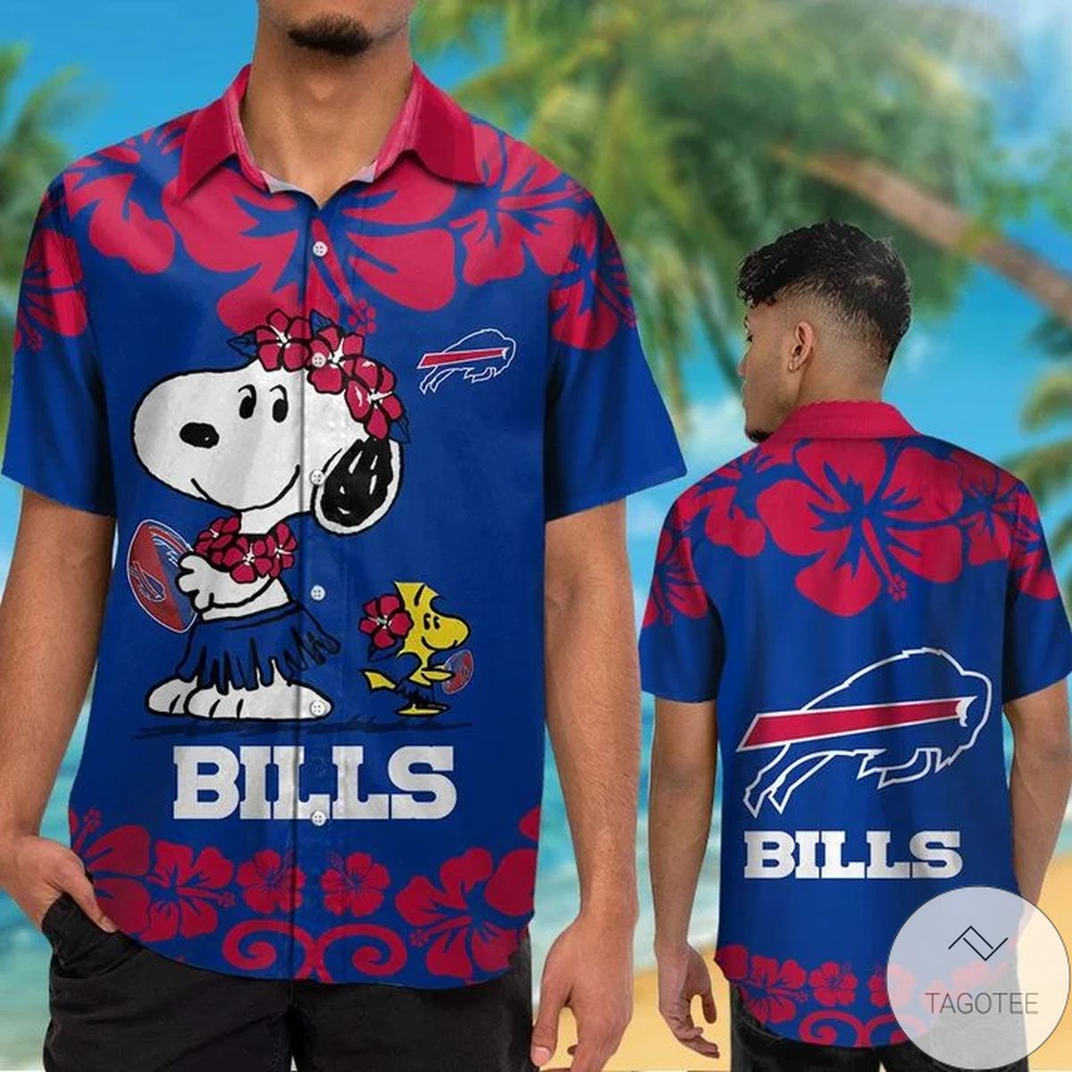 Buffalo Bills & Snoopy Hawaiian Shirt Buffalo Bills & Snoopy Hawaiian Shirt