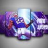 Buffalo Bills - Fred Jackson - Sport 5 Panel Canvas Art Wall Decor
