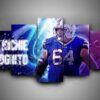 Buffalo Bills - Richie Incognito - Sport 5 Panel Canvas Art Wall Decor