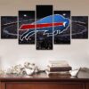 Buffalo Bills - Sport 5 Panel Canvas Art Wall Decor
