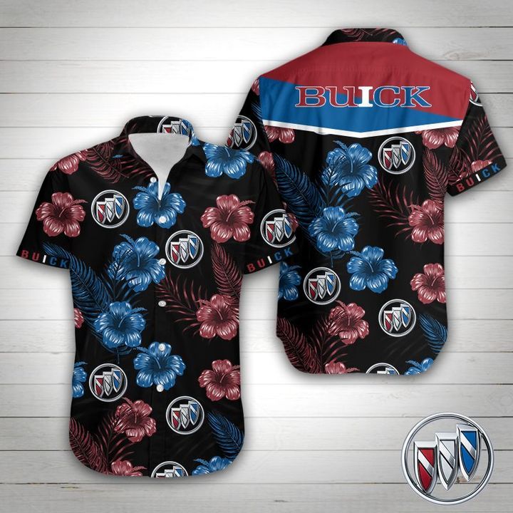 Buick Hawaiian Shirt Summer Button Up Buick Hawaiian Shirt Summer Button Up