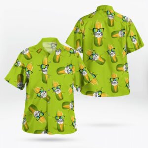 Busch Beer Corn Hawaiian Shirt