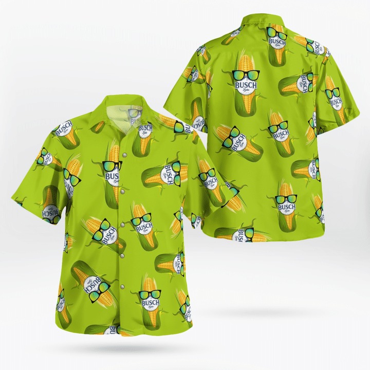 Busch Latte Corn Hawaiian Shirt Busch Latte Corn Hawaiian Shirt