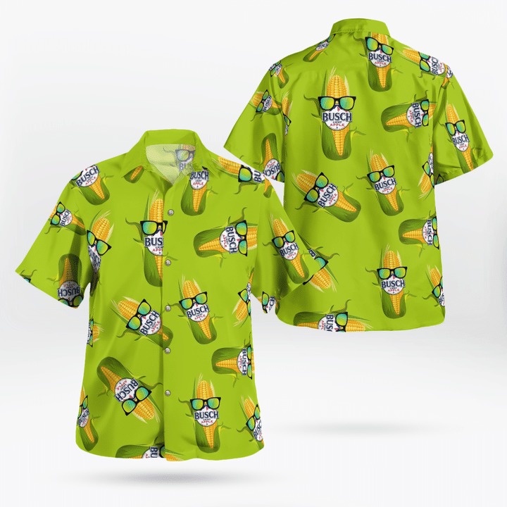 Busch Light Apple Corn Hawaiian Shirt Busch Light Apple Corn Hawaiian Shirt
