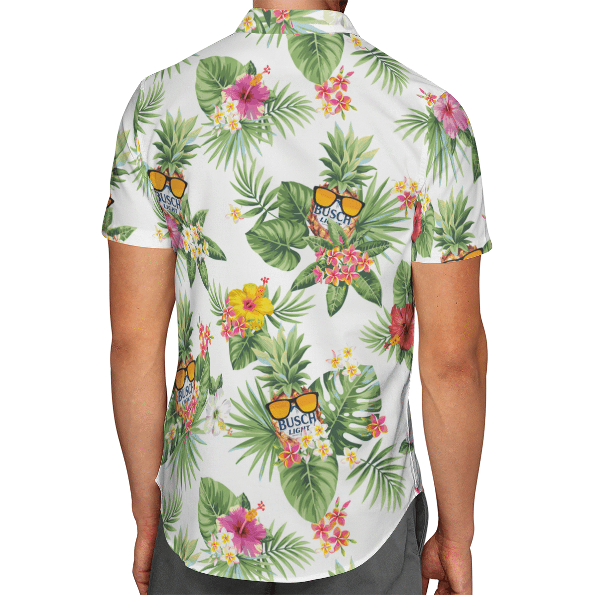 Busch Light Hibiscus Flower Hawaiian Shirt Busch Light Hibiscus Flower Hawaiian Shirt