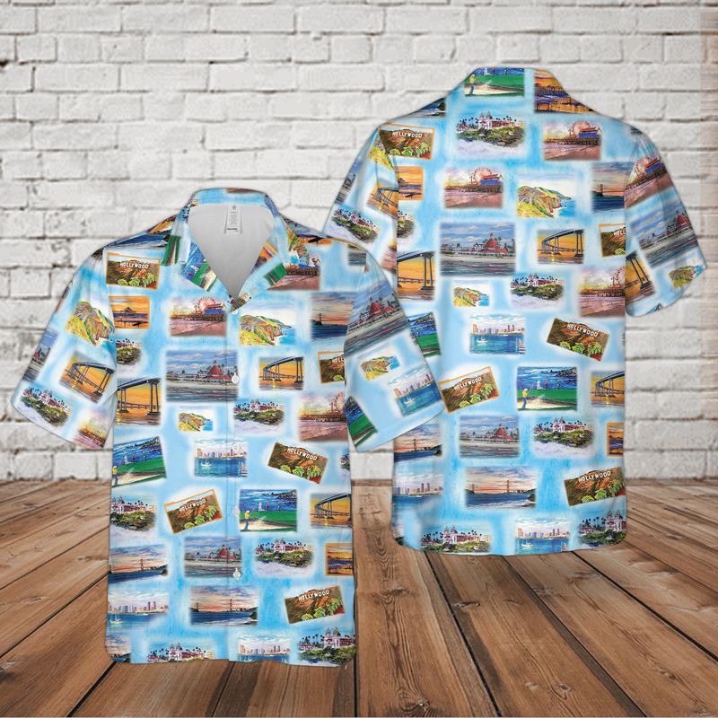 California Pattern Hawaiian Shirt California Pattern Hawaiian Shirt