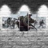 Call Of Duty Wwii - Gaming 5 Panel Canvas Art Wall Decor