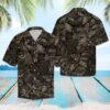 Camouflage Owl Butterfly Hawaiian Shirt Summer Button Up