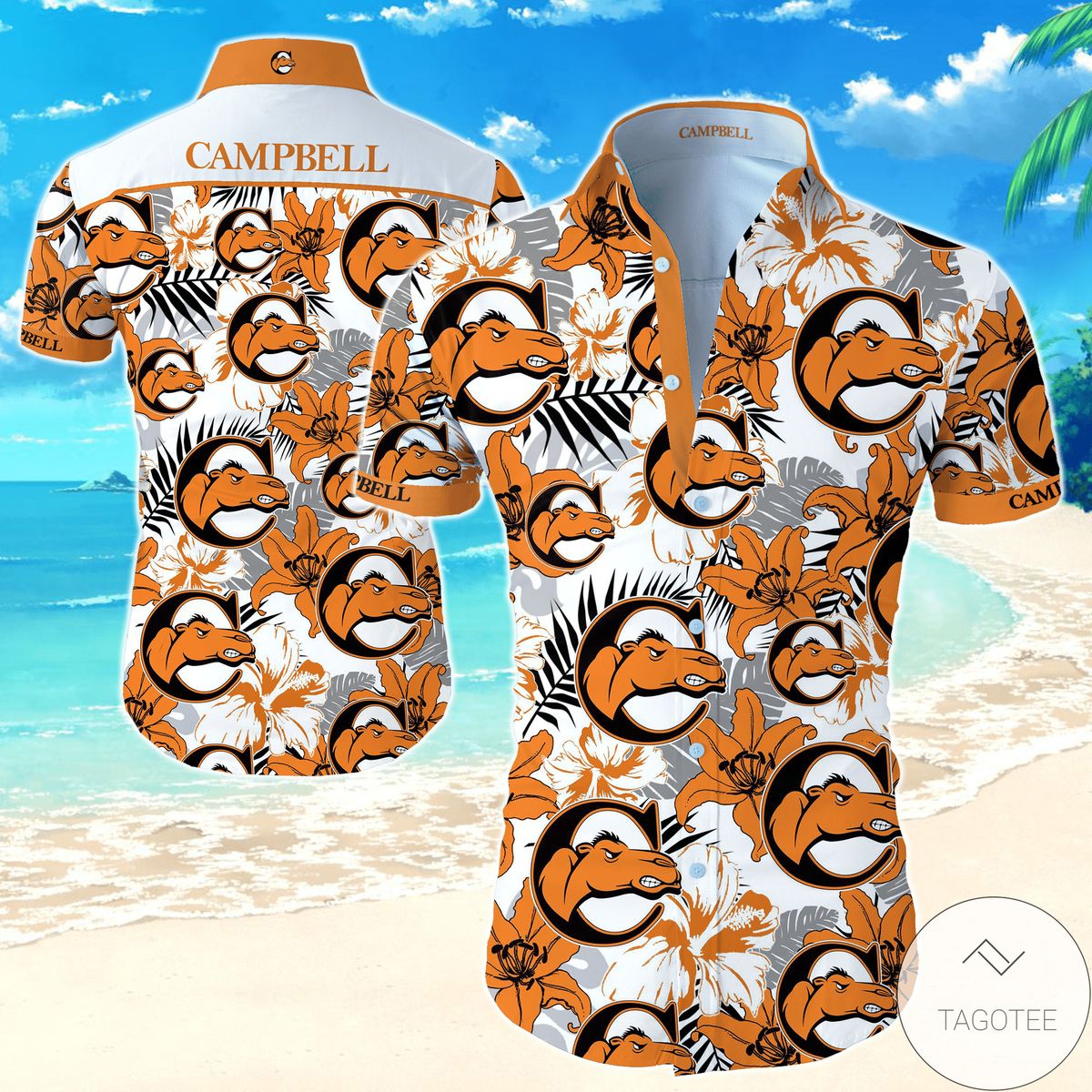 Campbell Fighting Camels Hawaiian Shirt Campbell Fighting Camels Hawaiian Shirt