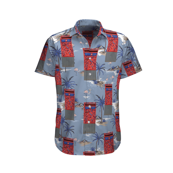 Canada Post Anti-Graffiti Mail Box Hawaiian Shirt Canada Post Anti-Graffiti Mail Box Hawaiian Shirt