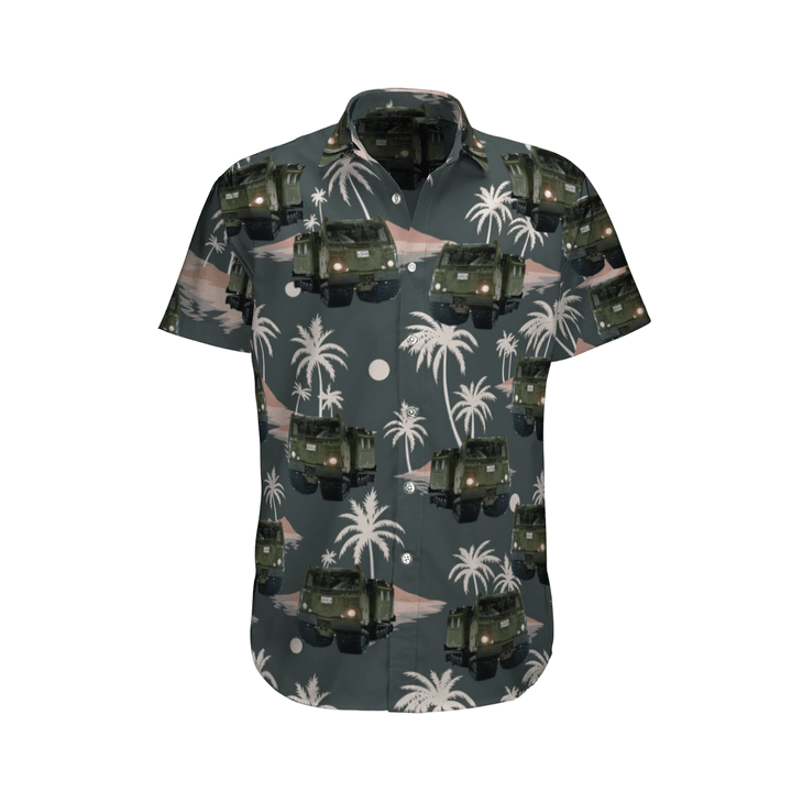 Canadian Army Bv206 Tracked Carrier Hawaiian Shirt Canadian Army Bv206 Tracked Carrier Hawaiian Shirt