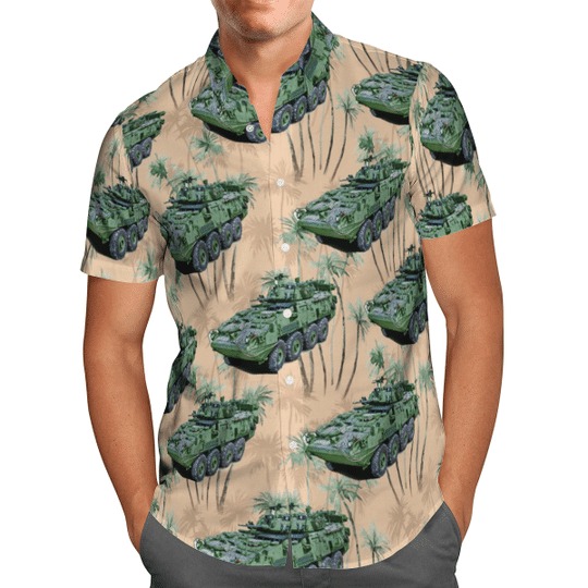 Canadian Army Lav Iii Light Armoured Vehicle Hawaiian Shirt Canadian Army Lav Iii Light Armoured Vehicle Hawaiian Shirt