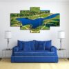 Canal Greens - Nature 5 Panel Canvas Art Wall Decor