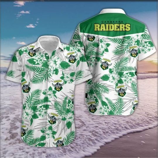 Canberra Raiders Hawaiian Shirt Canberra Raiders Hawaiian Shirt