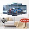Capiran America Car - Automative 5 Panel Canvas Art Wall Decor