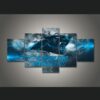 Carolina Panthers 5 - Sport 5 Panel Canvas Art Wall Decor