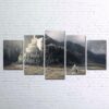 Castle Of Lord Of The Ring - Movie 5 Panel Canvas Art Wall Decor