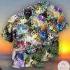 Cat Amazing Stained Glass Hawaiian Shirt
