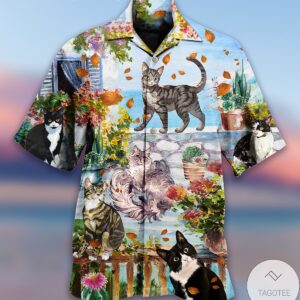 Cat Loves Home And Loves Summer Hawaiian Shirt