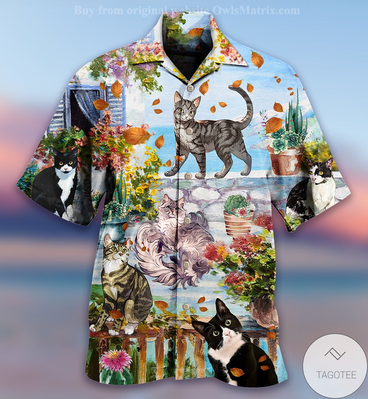 Cat Loves Home And Loves Summer Hawaiian Shirt Cat Loves Home And Loves Summer Hawaiian Shirt