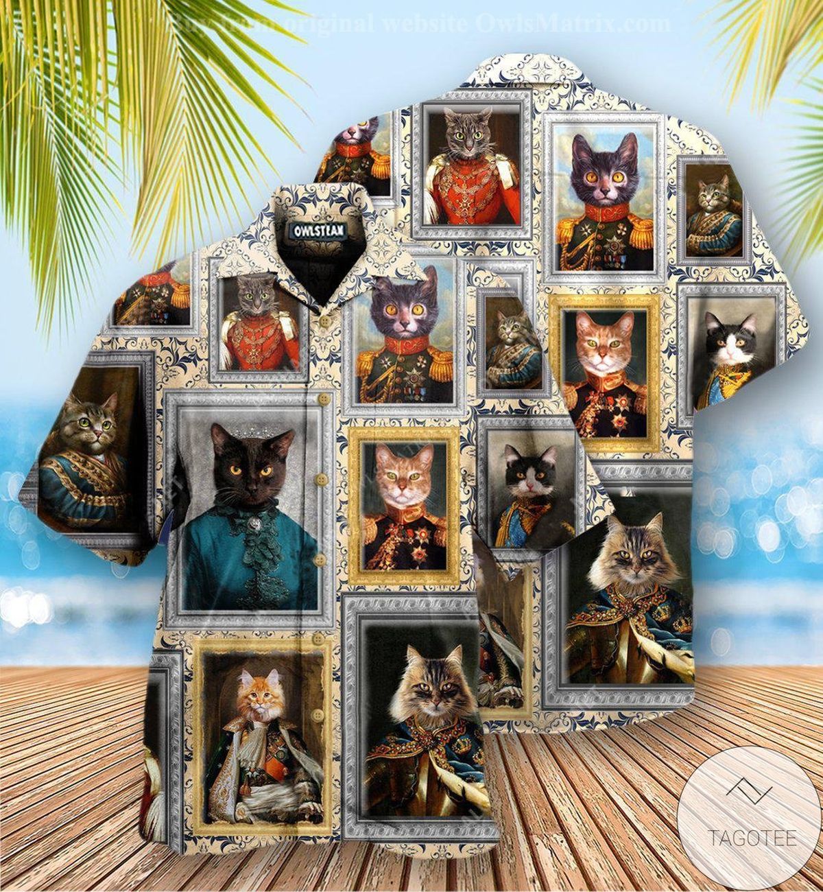 Cat Noble Aristocra Hawaiian Shirt Cat Noble Aristocra Hawaiian Shirt