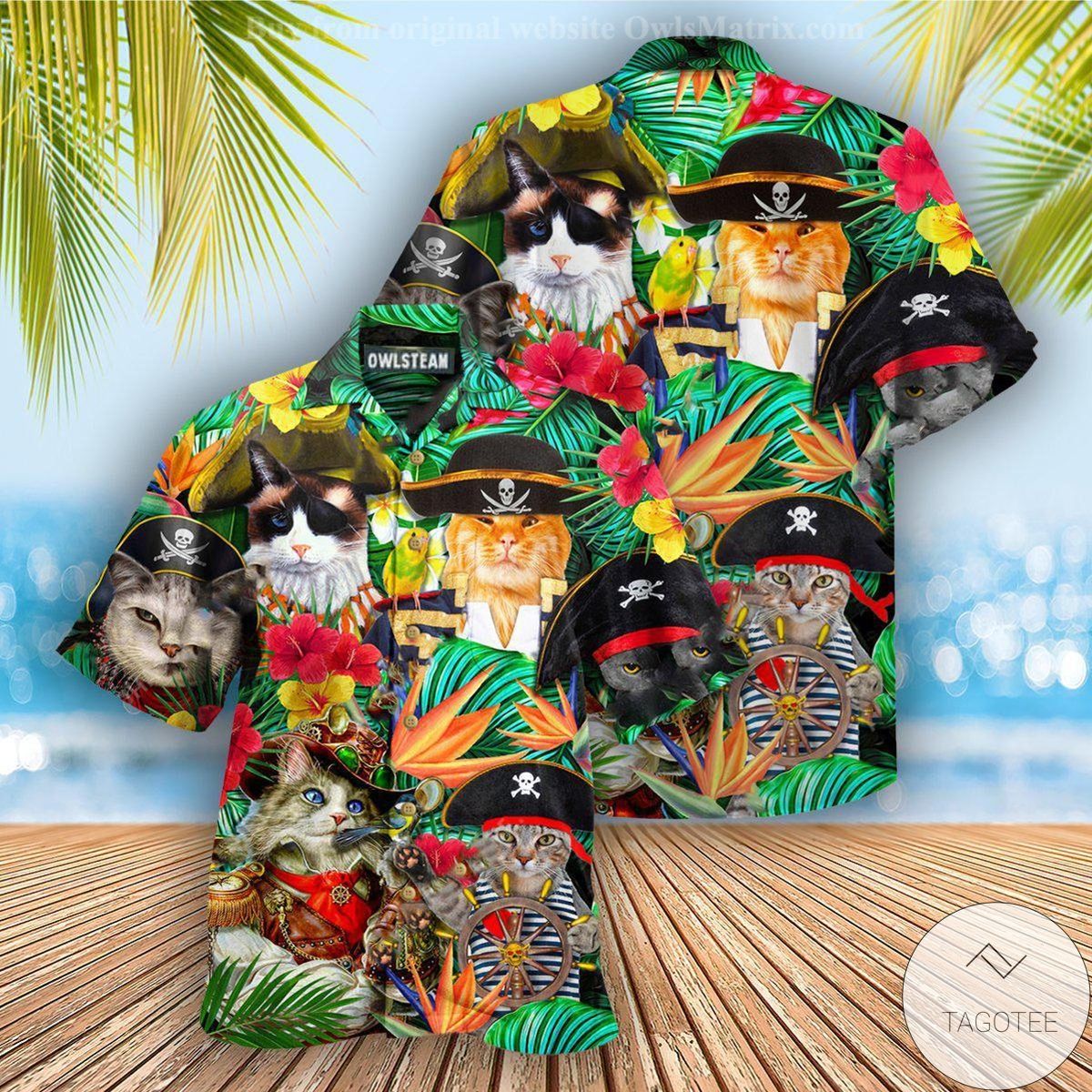 Cats It’S Pirate Life For Me Hawaiian Shirt Cats It’S Pirate Life For Me Hawaiian Shirt