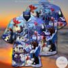 Cats Watching Cardinal Birds Hawaiian Shirt