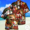 Cats With Toys Train Christmas Hawaiian Shirt