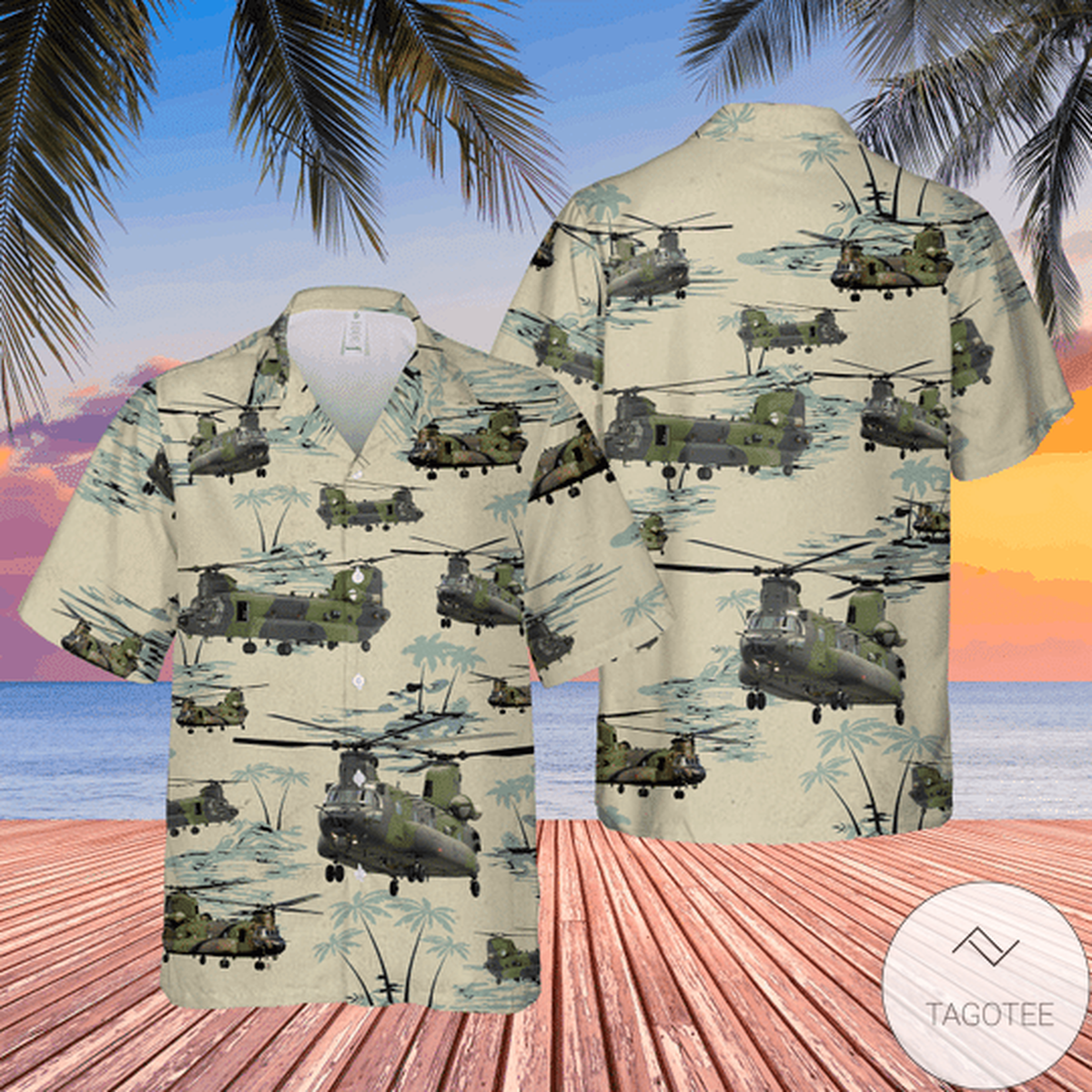 Ch-147F Chinook Tactical Aviation Hawaiian Shirt Ch-147F Chinook Tactical Aviation Hawaiian Shirt