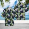 Chameleon Tropical Leaves Hawaiian Shirt Summer Button Up