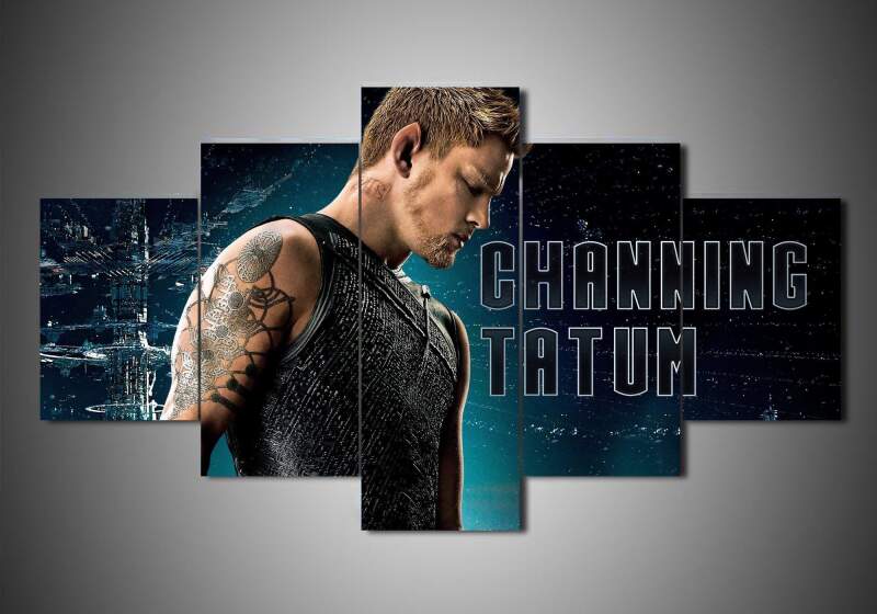 Channing Tatum - Famous Person 5 Panel Canvas Art Wall Decor Channing Tatum - Famous Person 5 Panel Canvas Art Wall Decor