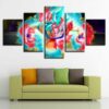 Character Dragon Ball - Anime 5 Panel Canvas Art Wall Decor