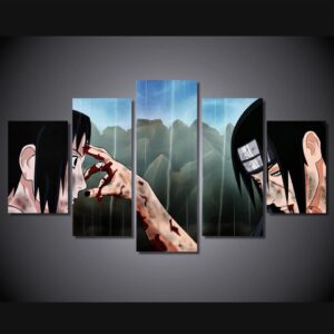 Characters Naruto - Anime 5 Panel Canvas Art Wall Decor