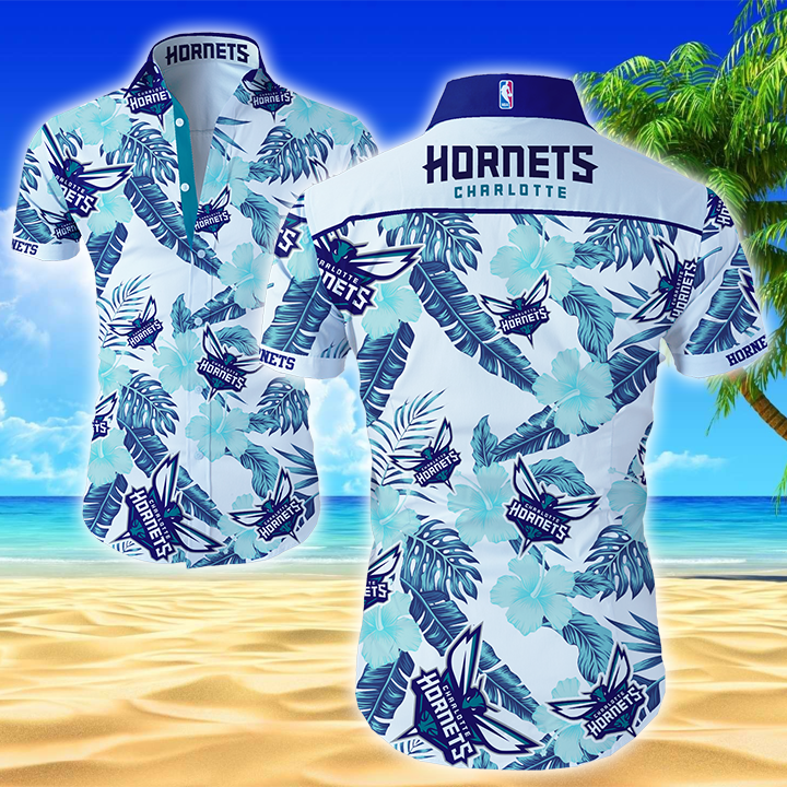 Charlotte Hornets Hawaiian Shirt Summer Button Up Charlotte Hornets Hawaiian Shirt Summer Button Up