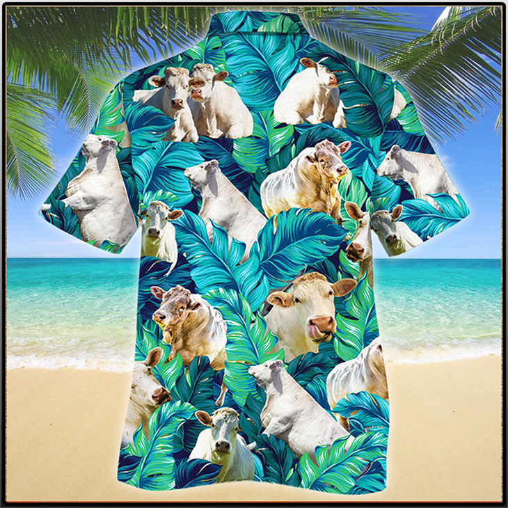 Charolais Cattle Lovers Hawaiian Shirt Charolais Cattle Lovers Hawaiian Shirt